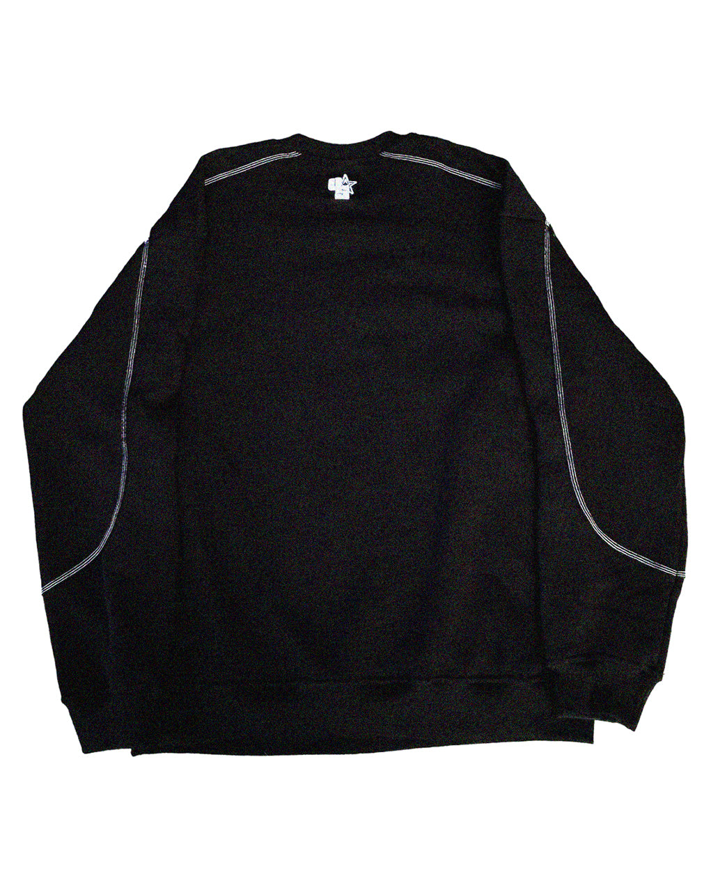 Denim Patch Sweater
